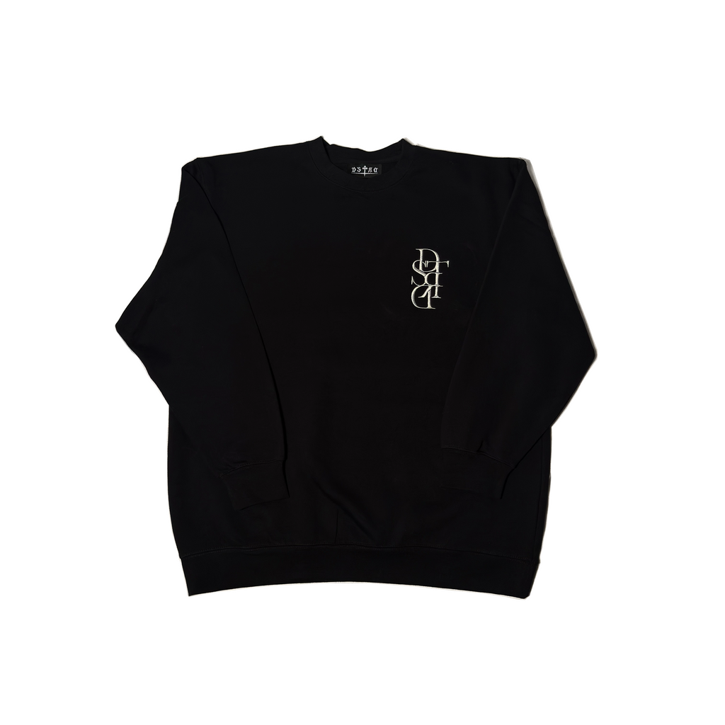 Stacked Monogram Crew