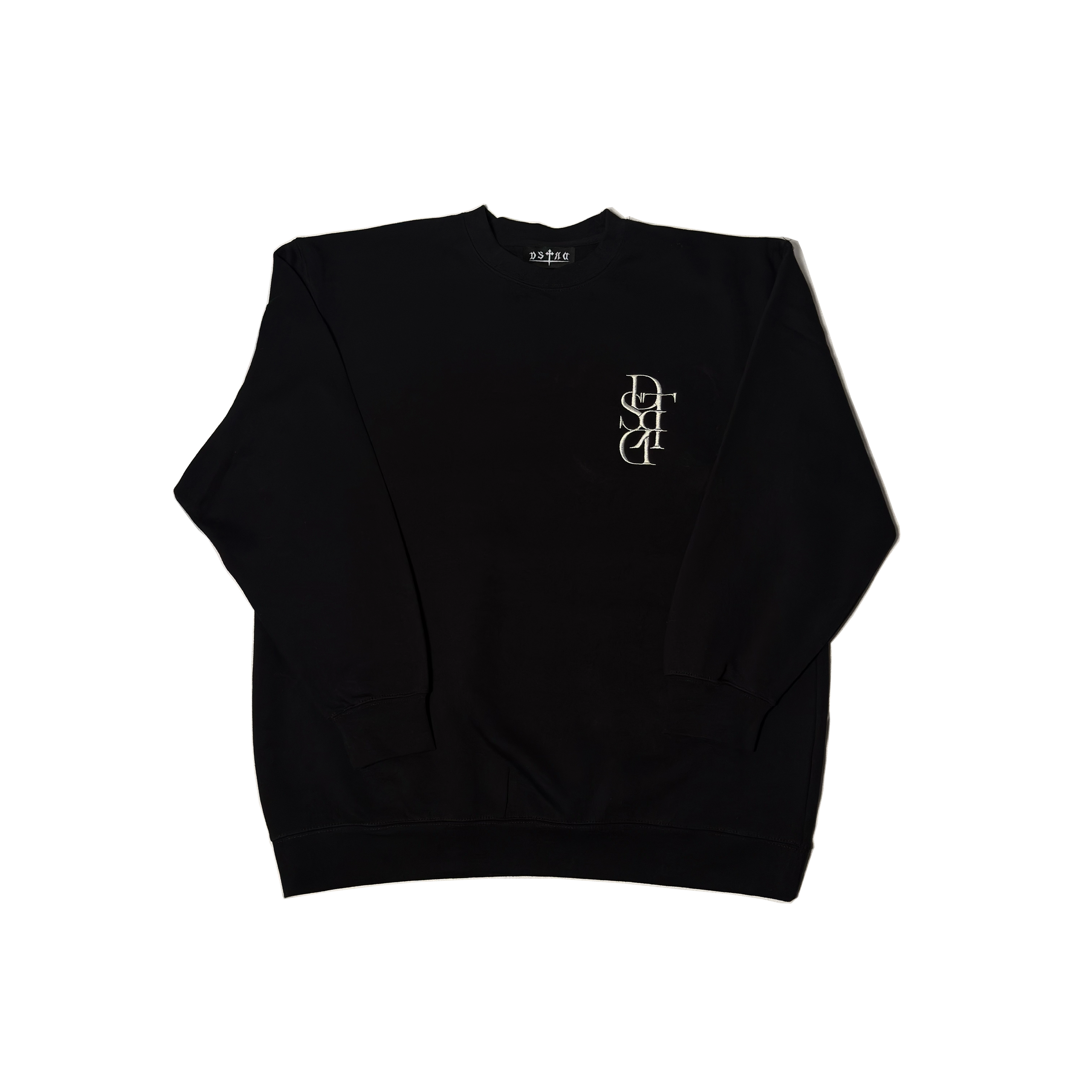 Stacked Monogram Crew