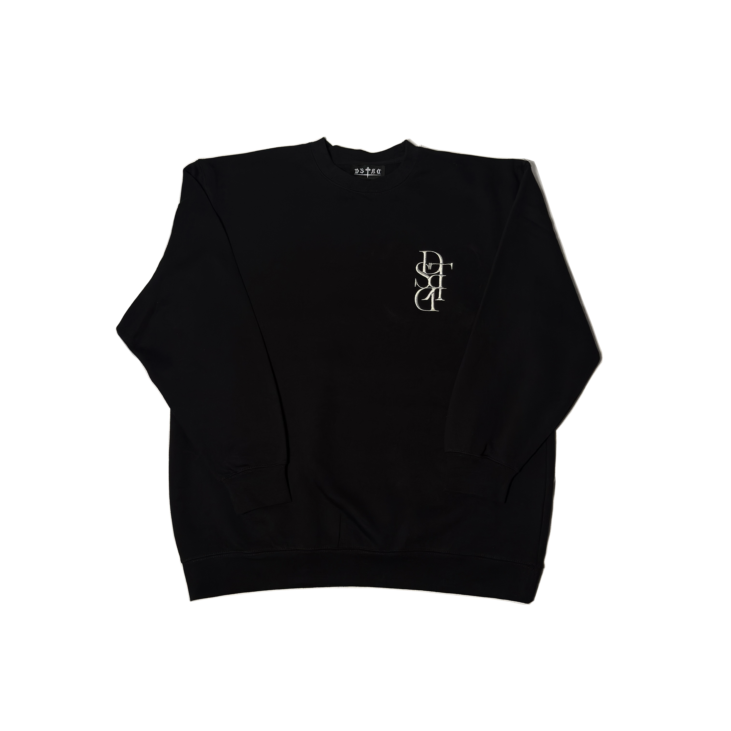 Stacked Monogram Crew